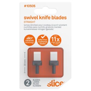 Cuchillas Cerámica de Repuesto para Cuchillo Giratorio Slice (Rectas) 10505