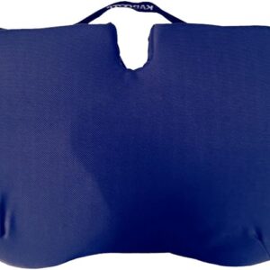 Cojín Kabooti Asiento de Espuma para Coxis Ortopédico, Azul Marino, Grande