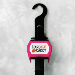 Hard Hat Caddy Soporte Organizador EPP (Rosado)